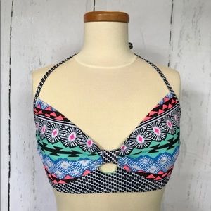 Old Navy Aztec Halter Bikini Top